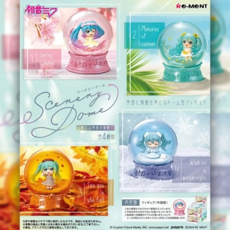 Scenery Dome - Story of the Seasons Re-ment Hatsune Miku Blind Box (4pcs)