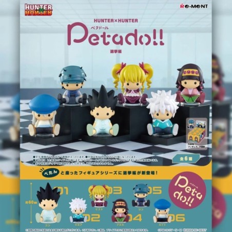 Petadoll (Election arc) HXH Re-ment Hunter x Hunter Blind Box (6pcs)