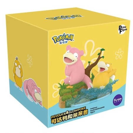 Ramoloss & Psykokwak Diorama Funism Pokémon Figurines XL (1pcs)
