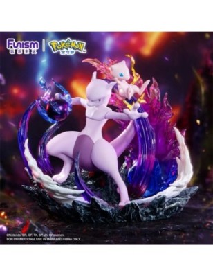 Mewtwo & Mew Diorama Funism Pokémon Figurines XL (1pcs)