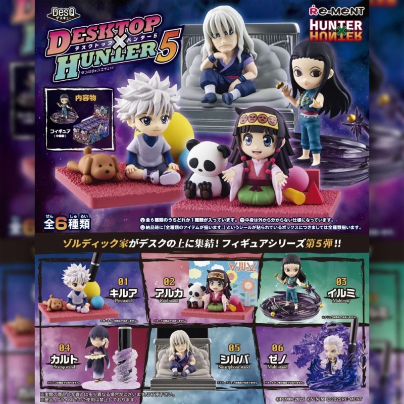 DesQ DESKTOP HXH 5 Re-ment Hunter x Hunter Blind Box (6pcs)