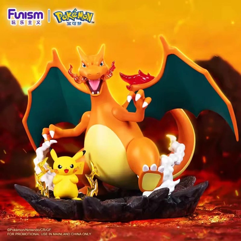 Dracaufeu Diorama Funism Pokémon Figurines XL (1pcs)