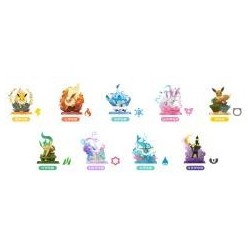 EVOLI EVOLUTION DIORAMA Display Blind Box Funism Pokémon (9pcs)
