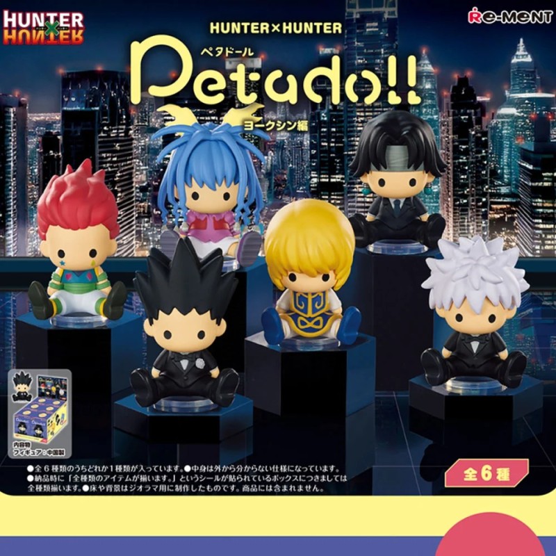 Petadoll (Yorknew arc) HXH 2 Re-ment Hunter x Hunter Blind Box (6pcs)