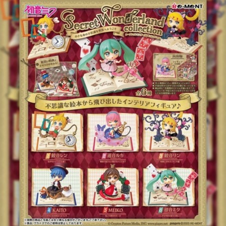 Secret Wonderland collection Re-ment Hatsune Miku Blind Box (6pcs)