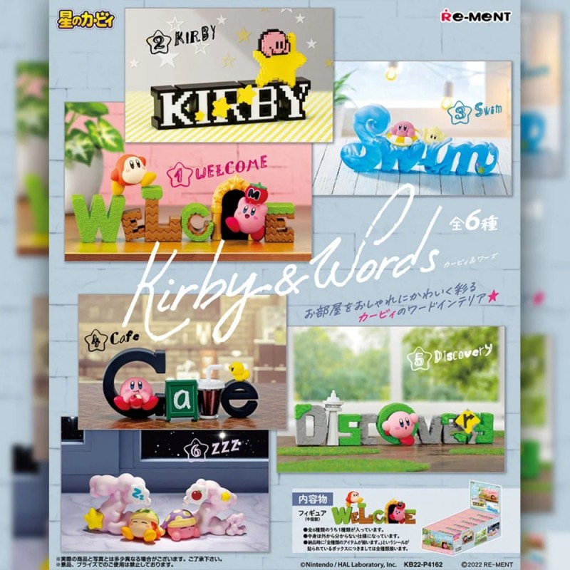 Kirby & Words Re-ment Kirby Blind Box (6pcs)