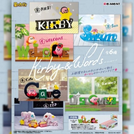 Kirby & Words Re-ment Kirby Blind Box (6pcs)
