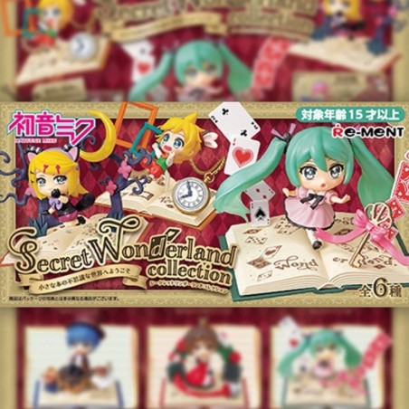 Secret Wonderland collection Re-ment Hatsune Miku Blind Box (6pcs)