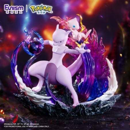 Mewtwo & Mew Diorama Funism Pokémon Figurines XL (1pcs)