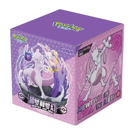 Mewtwo & Mew Diorama Funism Pokémon Figurines XL (1pcs)