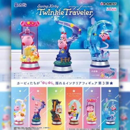 Swing Kirby - Twinkle Traveler Re-ment Kirby Blind Box (6pcs)