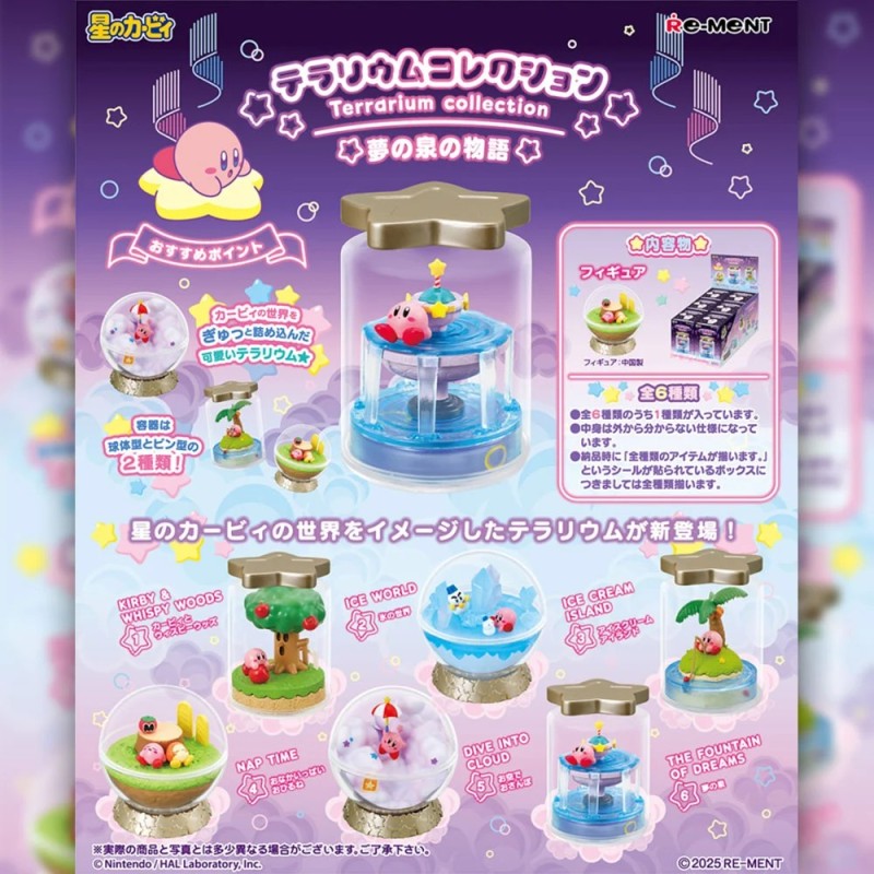 Terrarium Collection Re-ment Kirby Blind Box (6pcs)