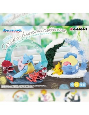 Circular Diorama collection Re-ment Pokémon Blind Box (6pcs)