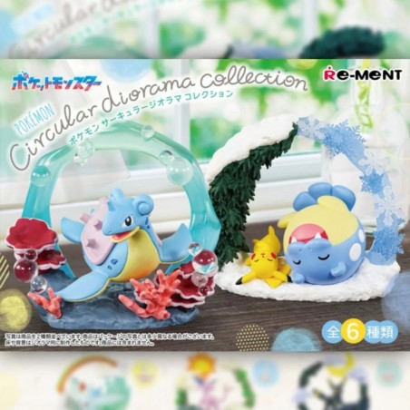 Circular Diorama collection Re-ment Pokémon Blind Box (6pcs)
