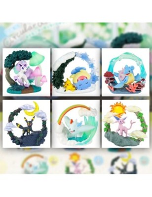 Circular Diorama collection Re-ment Pokémon Blind Box (6pcs)