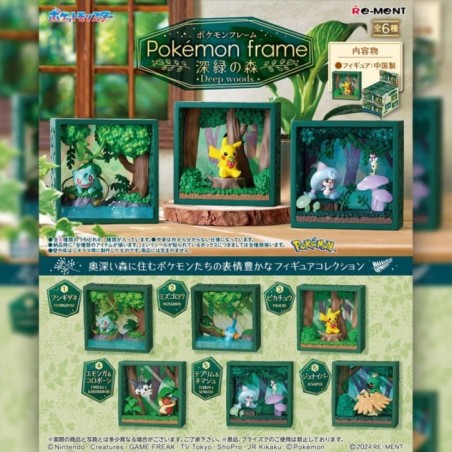 Frame - Deep Green Forest Re-ment Pokémon Blind Box (6pcs)