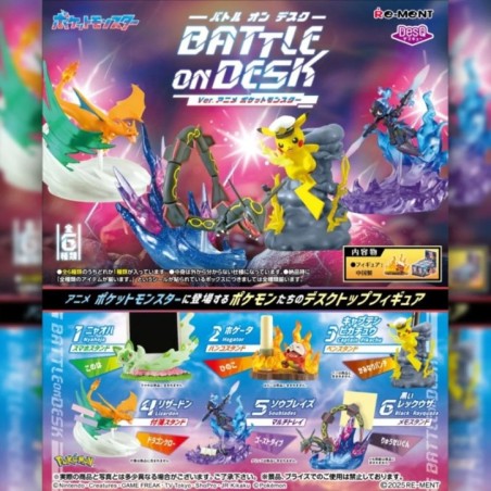DesQ BATTLE on DESK Ver. Anime Re-ment Pokémon Blind Box (6pcs)
