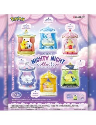 NIGHTY NIGHT collection Re-ment Pokémon Blind Box (6pcs)