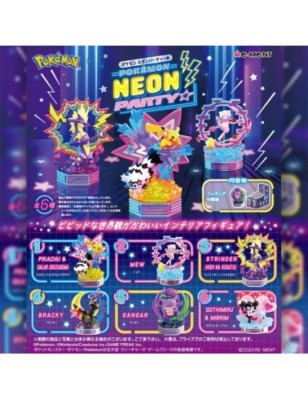 NEON PARTY? Re-ment Pokémon Blind Box (6pcs)