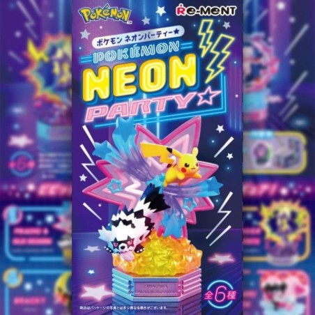 NEON PARTY? Re-ment Pokémon Blind Box (6pcs)