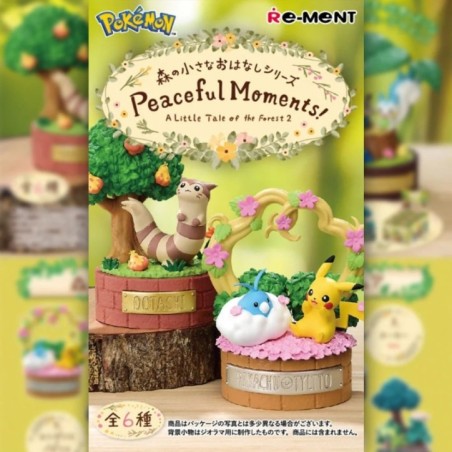 Peaceful Moments! (Forest Story series) Re-ment Pokémon Blind Box (6pcs)